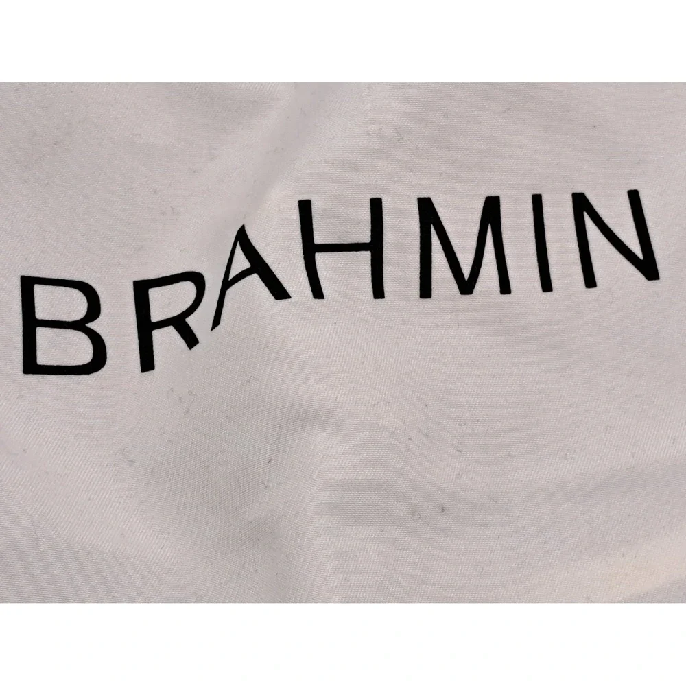 Brahmin Katie Pecan Melbourne Croc Embossed Leather Crossbody Bag Brown - Picture 2 of 16